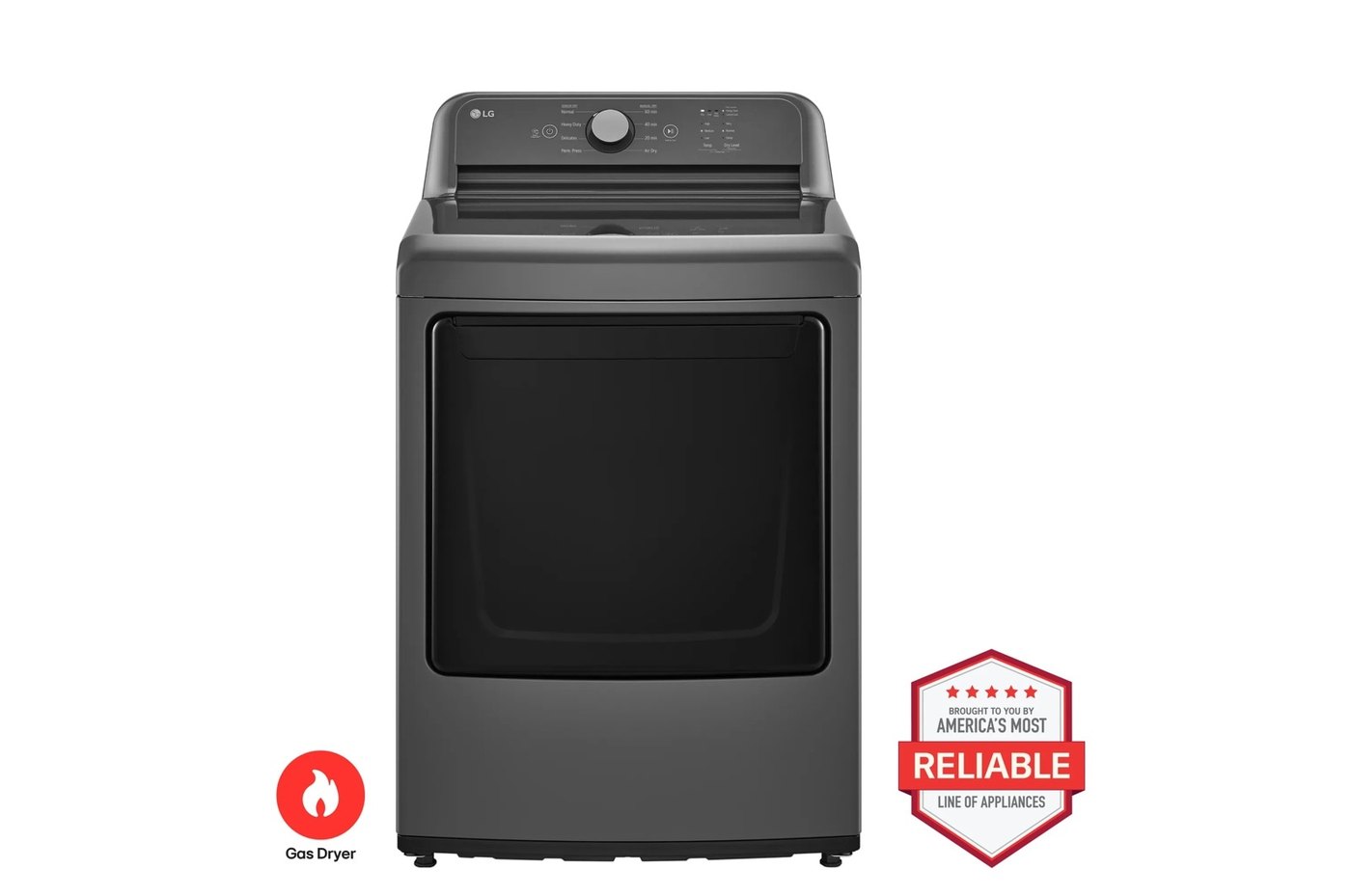 7.3 cu. ft. Ultra Large Capacity Rear Control Gas Dryer with Sensor Dry Technology