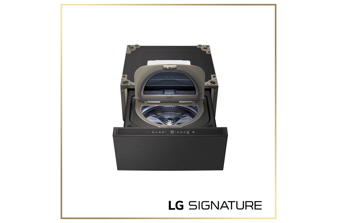 LG SIGNATURE 1.0 cu. ft. 29 Inch SideKick™ Pedestal Washer, LG TWINWash™ Compatible — 29" W × 14 1/8" H